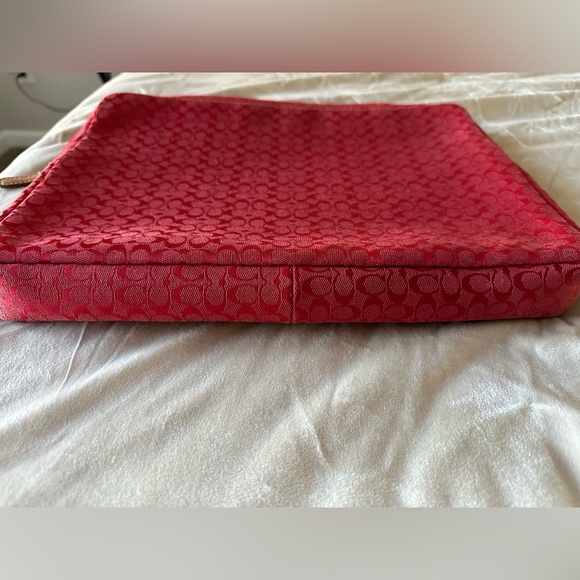 Coach Monogrammed Fabric Laptop Case - Picture 5 of 5